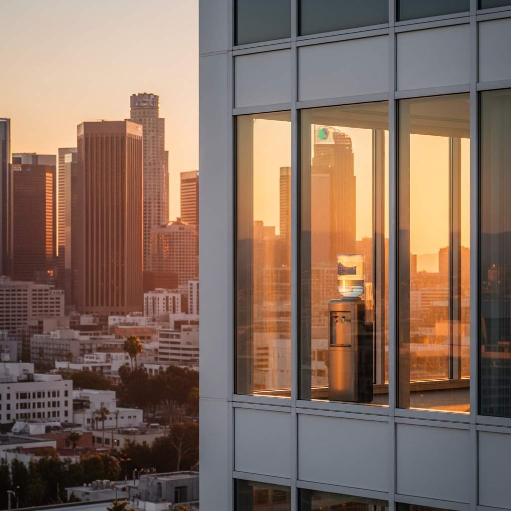 Los Angeles Office Water Solutions Hero Opt - Bottleless Water Cooler | Aqualume