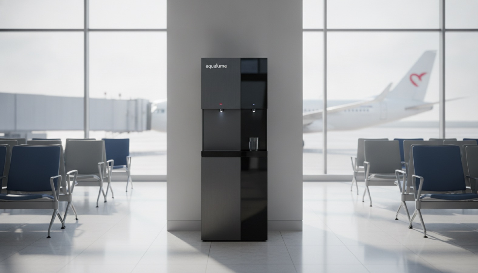 Aqualume bottleless water for Airports