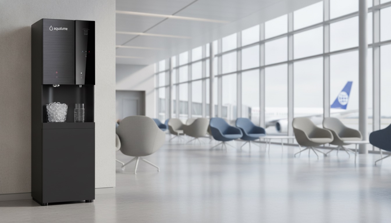 Aqualume bottleless water for Airports
