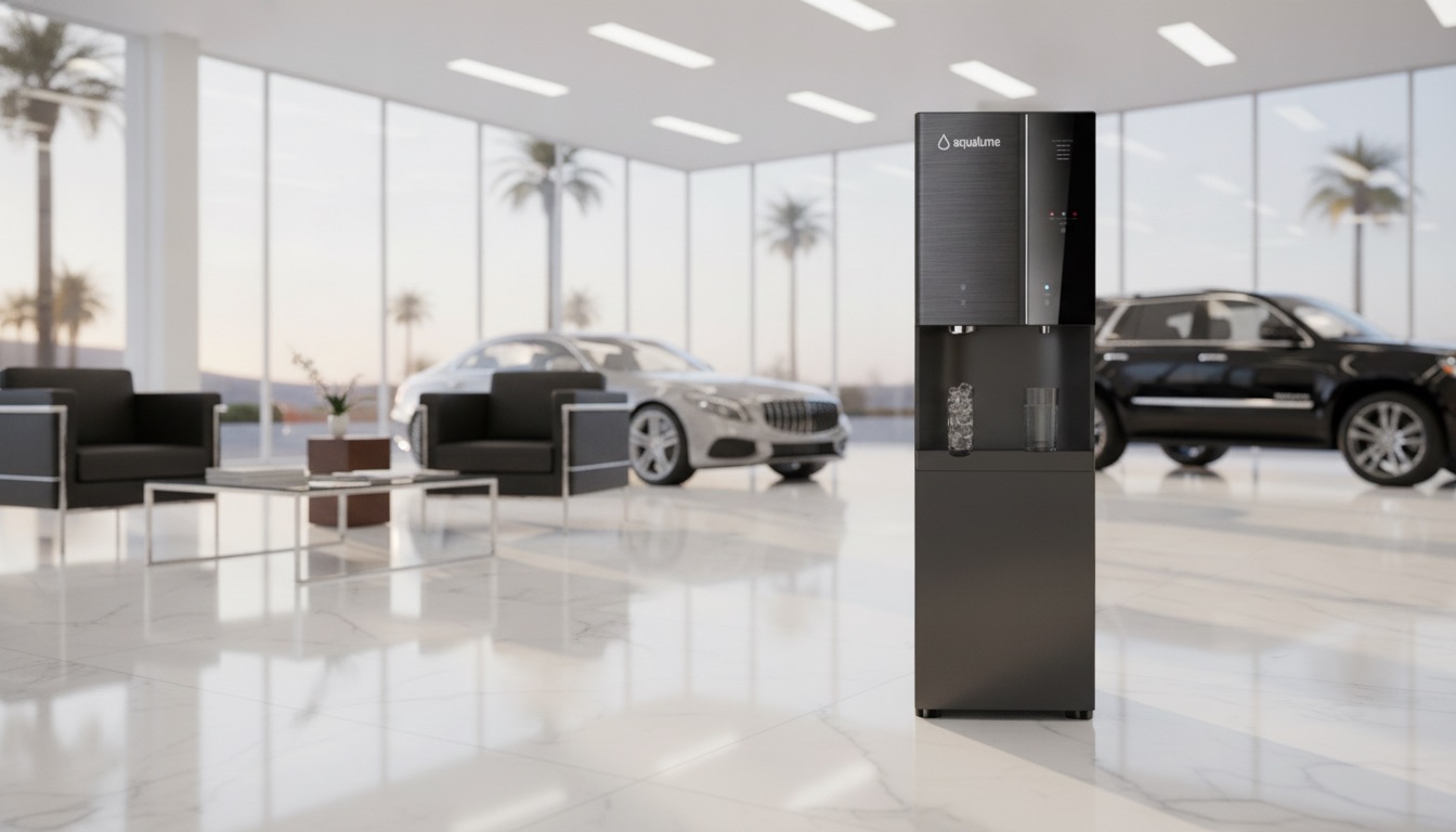 Aqualume bottleless water for Car Dealerships