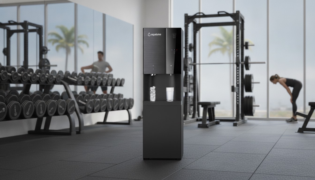 Aqualume bottleless water for Gyms & Fitness Centers