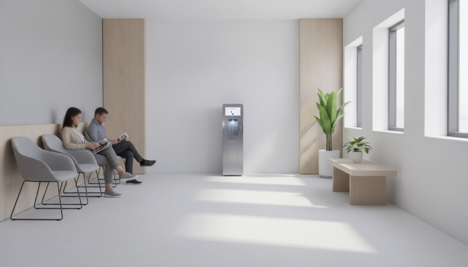 Aqualume bottleless water for Healthcare