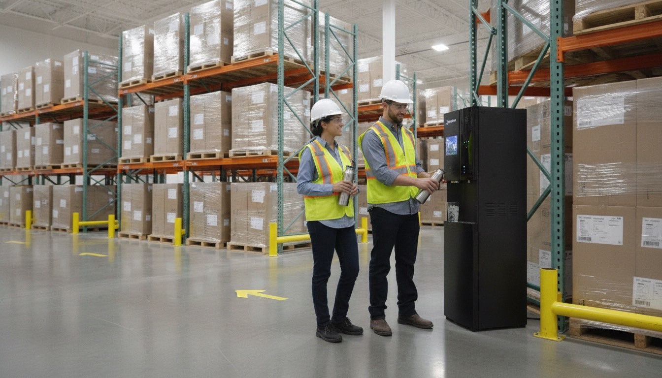 Aqualume bottleless water for Manufacturing & Warehouses