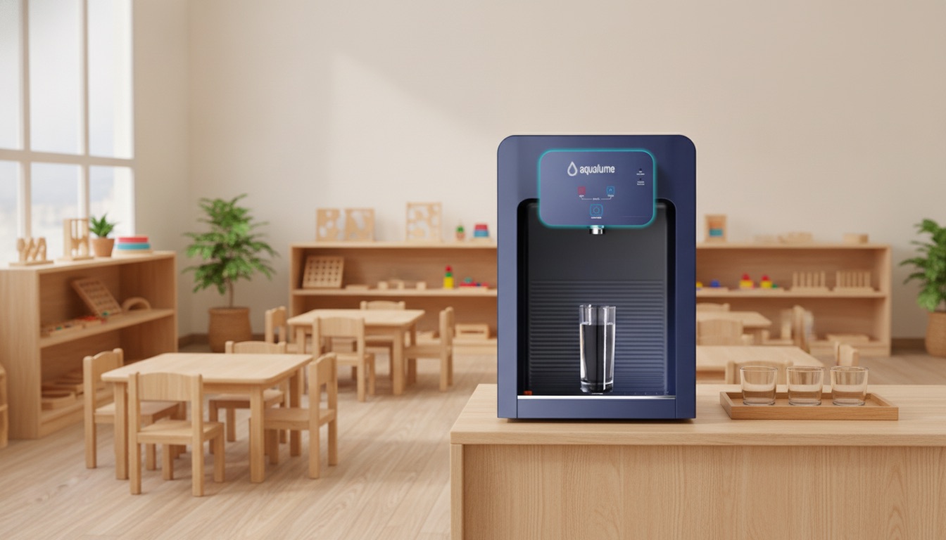 Aqualume bottleless water for Montessori