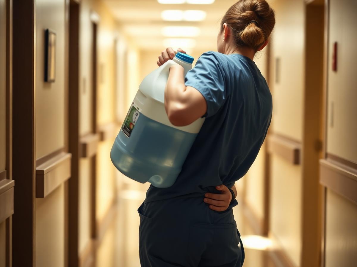 Caregivers Doubling as Jug Movers